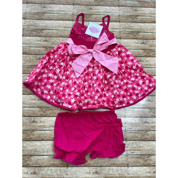 NWT Girl August Fashion Girl Barbie Dress with Bloomers 4T - Picture 2 of 5